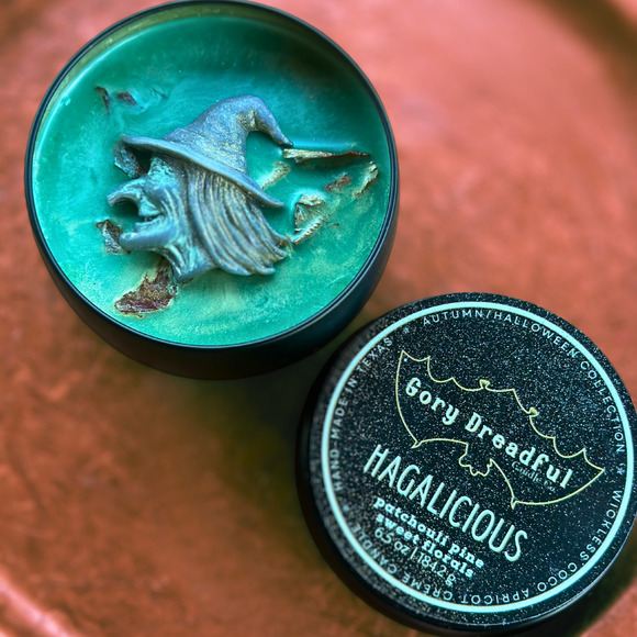 Hagalicious Wickless Candle: Patchouli Pine Sweet Florals Scent - Picture 1 of 8